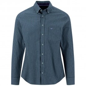 Риза с дълъг ръкав Fynch hatton 16105460 long sleeve shirt - Blue (Ink Blue) риза,с,дълъг,ръкав,дамски,ризи,мъжки,ризи,fynch,hatton,16105460,long,sleeve,shirt,blue,(ink,blue)