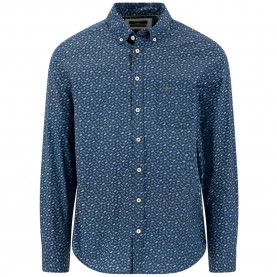 Риза с дълъг ръкав Fynch hatton 16105550 long sleeve shirt - Blue (Moss) риза,с,дълъг,ръкав,дамски,ризи,мъжки,ризи,fynch,hatton,16105550,long,sleeve,shirt,blue,(moss)