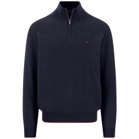 блуза,мъжки,пуловери,дамски,пуловери,fynch,hatton,1614222,half,zip,sweater,blue,(navy)