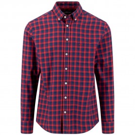 Риза с дълъг ръкав Fynch hatton 16145480 long sleeve shirt - Red (Brick) риза,с,дълъг,ръкав,дамски,ризи,мъжки,ризи,fynch,hatton,16145480,long,sleeve,shirt,red,(brick)