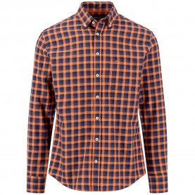 Риза с дълъг ръкав Fynch hatton 16145480 long sleeve shirt - Brown (Sienna) риза,с,дълъг,ръкав,дамски,ризи,мъжки,ризи,fynch,hatton,16145480,long,sleeve,shirt,brown,(sienna)