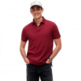 дамски,блузи,с,яка,мъжки,блузи,с,яка,tommy,hilfiger,1985,regular,fit,short,sleeve,polo,red,(burgundy)
