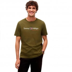 тениска,мъжки,тениски,дамски,тениски,tommy,hilfiger,brand,love,graphic,short,sleeve,t,shirt,green,(huntsman,green)