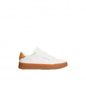 Маратонки Tommy hilfiger FM0FM05367 trainers - White (Ecru / Yellow Mustard) маратонки,мъжки,маратонки,дамски,маратонки,tommy,hilfiger,fm0fm05367,trainers,white,(ecru,yellow,mustard)
