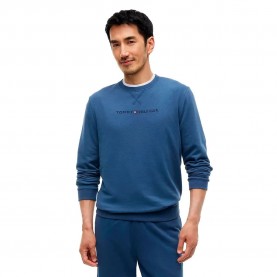 Блуза Tommy hilfiger Track sweatshirt - Blue (Aegean Sea) блуза,мъжки,пуловери,tommy,hilfiger,track,sweatshirt,blue,(aegean,sea)