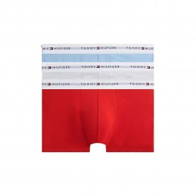 Боксерки Tommy hilfiger UM0UM03889 Trunk boxers 3 units - Multicolor (Ice Grey Heather / Med Red / Cham Blue) боксерки,мъжко,бельо,tommy,hilfiger,um0um03889,trunk,boxers,3,units,multicolor,(ice,grey,heather,med,red,cham,blue)