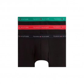 Боксерки Tommy hilfiger UM0UM03890 Trunk boxers 3 units - Black (Black / Alaskan Green / Med Red / Black) боксерки,мъжко,бельо,tommy,hilfiger,um0um03890,trunk,boxers,3,units,black,(black,alaskan,green,med,red,black)
