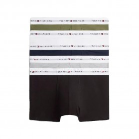 Боксерки Tommy hilfiger UM0UM03907 Trunk boxers 5 units - Multicolor (Util Olive / Light Grey Heather / Black / White / Carbon Navy) боксерки,мъжко,бельо,tommy,hilfiger,um0um03907,trunk,boxers,5,units,multicolor,(util,olive,light,grey,heather,black,white,carbon,navy)