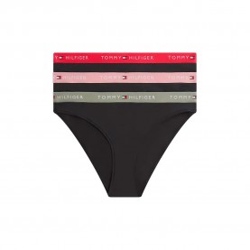 дамско,бельо,дамски,бикини,и,танкини,tommy,hilfiger,uw0uw05529,panties,3,units,black,(little,rosey,vivid,pink,utility,sage)