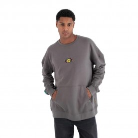 Блуза Hurley Etam Sun sweatshirt - Grey (Dark Stone Grey) блуза,мъжки,пуловери,hurley,etam,sun,sweatshirt,grey,(dark,stone,grey)