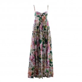 Рокля Dolce & gabbana 738560 sleeveless long dress - Multicolor (Pink) рокля,дамски,поли,и,рокли,dolce,&,gabbana,738560,sleeveless,long,dress,multicolor,(pink)