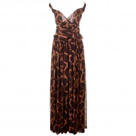 Рокля Dolce & gabbana 747296 sleeveless long dress - Brown (Brown) рокля,дамски,поли,и,рокли,dolce,&,gabbana,747296,sleeveless,long,dress,brown,(brown)