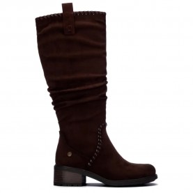 Обувки Refresh 17604201 heel boots - Brown (Brown) обувки,дамски,боти,мъжки,боти,refresh,17604201,heel,boots,brown,(brown)