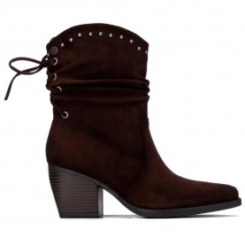Refresh 17625501 heel booties - Brown (Brown) дамски,боти,мъжки,боти,refresh,17625501,heel,booties,brown,(brown)