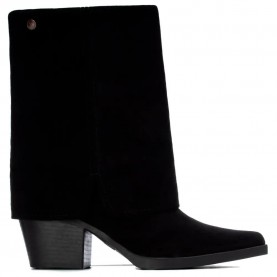 Xti 13072202 BASIC heel booties - Black (Black) дамски,боти,мъжки,боти,xti,13072202,basic,heel,booties,black,(black)