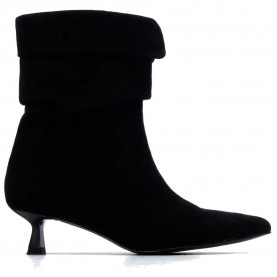 Xti 13075702 BASIC heel booties - Black (Black) дамски,боти,мъжки,боти,xti,13075702,basic,heel,booties,black,(black)
