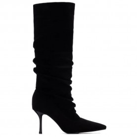 Обувки Xti 13077601 BASIC heel boots - Black (Black) обувки,дамски,боти,мъжки,боти,xti,13077601,basic,heel,boots,black,(black)