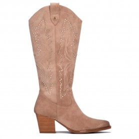 Обувки Xti 14610102 heel boots - Brown (Beige) обувки,дамски,боти,мъжки,боти,xti,14610102,heel,boots,brown,(beige)