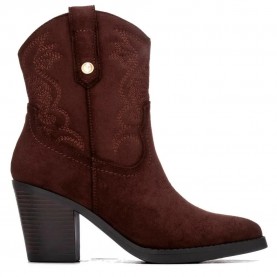 дамски,боти,мъжки,боти,xti,14610503,heel,booties,brown,(brown)