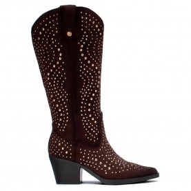 Обувки Xti 14619303 heel boots - Brown (Brown) обувки,дамски,боти,мъжки,боти,xti,14619303,heel,boots,brown,(brown)