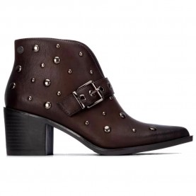 Xti 14649902 heel booties - Brown (Brown) дамски,боти,мъжки,боти,xti,14649902,heel,booties,brown,(brown)