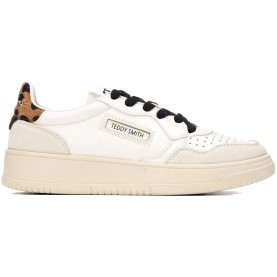 Маратонки Teddy smith 12054009 trainers - White (Leopard) маратонки,мъжки,маратонки,дамски,маратонки,teddy,smith,12054009,trainers,white,(leopard)