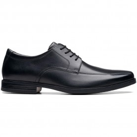 Обувки Clarks shoes Howard Over shoes - Black (Black Leather) обувки,мъжки,обувки,clarks,shoes,howard,over,shoes,black,(black,leather)