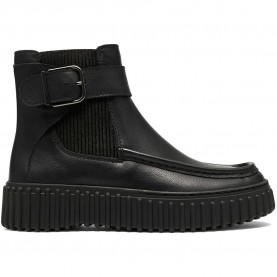 обувки,дамски,боти,мъжки,боти,clarks,shoes,torhill,buckle,booties,black,(black,tumbled)
