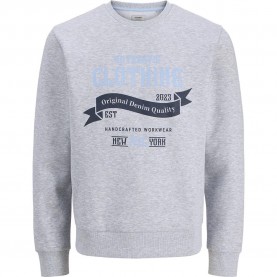 Блуза Jj rebel Felix sweatshirt - Grey (Light Grey Melange) блуза,мъжки,пуловери,jj,rebel,felix,sweatshirt,grey,(light,grey,melange)