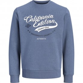 Блуза Jj rebel Felix sweatshirt - Blue (Vintage Indigo) блуза,мъжки,пуловери,jj,rebel,felix,sweatshirt,blue,(vintage,indigo)