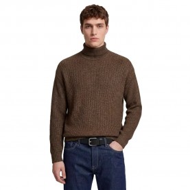 Блуза Jj rebel Logan high neck sweater - Brown (Delicioso) блуза,мъжки,пуловери,дамски,пуловери,jj,rebel,logan,high,neck,sweater,brown,(delicioso)