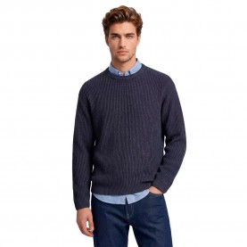 Сако Jj rebel Logan sweater - Blue (Vintage Indigo / Detail Mixed Navy Blazer) сако,мъжки,пуловери,дамски,пуловери,jj,rebel,logan,sweater,blue,(vintage,indigo,detail,mixed,navy,blazer)