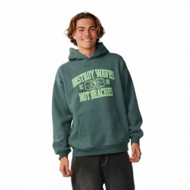Суичър Rip curl Disorder hoodie - Green (Muted Green) суичър,мъжки,пуловери,rip,curl,disorder,hoodie,green,(muted,green)