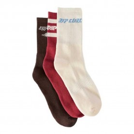 чорапи,мъжки,чорапи,дамски,чорапи,rip,curl,icons,of,surf,crew,socks,3,pairs,multicolor,(maroon)