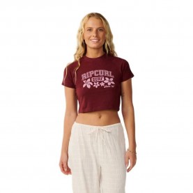 бебешка,тениска,мъжки,тениски,дамски,тениски,rip,curl,retro,swell,baby,short,sleeve,t,shirt,red,(dark,plum)