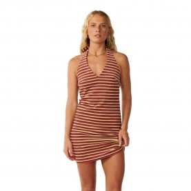 Рокля Rip curl Retro Swell Terry Halter sleeveless short dress - Multicolor (Multi) рокля,дамски,поли,и,рокли,rip,curl,retro,swell,terry,halter,sleeveless,short,dress,multicolor,(multi)