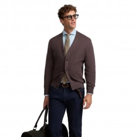 жилетка,мъжки,пуловери,дамски,пуловери,silbon,cardigan,brown,(brown)