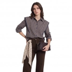 дамски,ризи,мъжки,ризи,silbon,shirt,brown,(blue,brown)