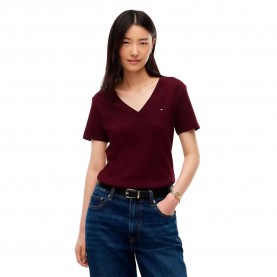 тениска,мъжки,тениски,дамски,тениски,tommy,hilfiger,slim,cody,short,sleeve,v,neck,t,shirt,purple,(deep,burgundy)