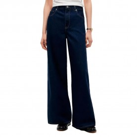 Дънки Tommy hilfiger WW0WW48567 Wide Leg high waist jeans - Blue (Rinse New Doreen) дънки,мъжки,панталони,дамски,панталони,tommy,hilfiger,ww0ww48567,wide,leg,high,waist,jeans,blue,(rinse,new,doreen)