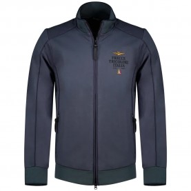Блуза Aeronautica militare 262FE2138UF00691 full zip sweatshirt - Blue (Shark) блуза,мъжки,пуловери,aeronautica,militare,262fe2138uf00691,full,zip,sweatshirt,blue,(shark)