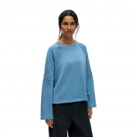 Блуза Vila Andrea Re sweatshirt - Blue (Blue Shadow) блуза,дамски,блузи,vila,andrea,re,sweatshirt,blue,(blue,shadow)
