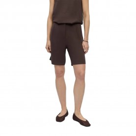 Къси панталони Vila Sanne high waist shorts - Brown (Seal Brown) къси,панталони,мъжки,панталони,дамски,панталони,vila,sanne,high,waist,shorts,brown,(seal,brown)