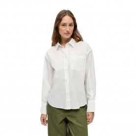 Риза с дълъг ръкав Vila Zila long sleeve shirt - White (White) риза,с,дълъг,ръкав,дамски,ризи,мъжки,ризи,vila,zila,long,sleeve,shirt,white,(white)