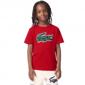 Тениска Lacoste 47072 short sleeve T-shirt - Red (Rouge) тениска,мъжки,тениски,дамски,тениски,lacoste,47072,short,sleeve,t,shirt,red,(rouge)