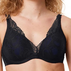Triumph Body Make-Up Illusion Lace WP bra - Black (Black) дамско,бельо,дамски,бикини,и,танкини,triumph,body,make,up,illusion,lace,wp,bra,black,(black)