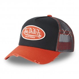 Шапка Von dutch VD/1/CT/GROR cap - Black (Orange / Black) шапка,всички,шапки,von,dutch,vd,1,ct,gror,cap,black,(orange,black)