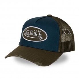 Шапка Von dutch VD/1/CT/USED/14 cap - Green / Blue (Blue / Brown) шапка,всички,шапки,von,dutch,vd,1,ct,used,14,cap,green,blue,(blue,brown)
