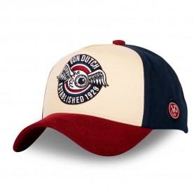 Шапка Von dutch VD/1/CT/VINT02 cap - Multicolor (Navy / Red / Cream) шапка,всички,шапки,von,dutch,vd,1,ct,vint02,cap,multicolor,(navy,red,cream)