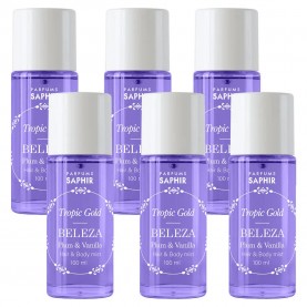 хигиена,тяло,saphir,tropic,gold,beleza,100ml,mist,6,units,purple,(purple)